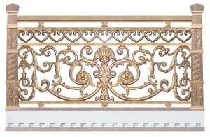 Lan can nhôm đúc - LC013